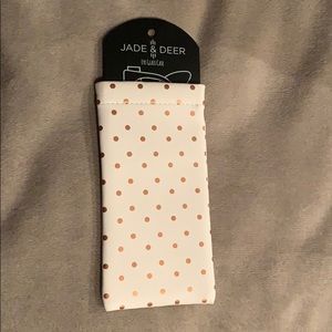 NWT Eye glass case, Jade & Deer